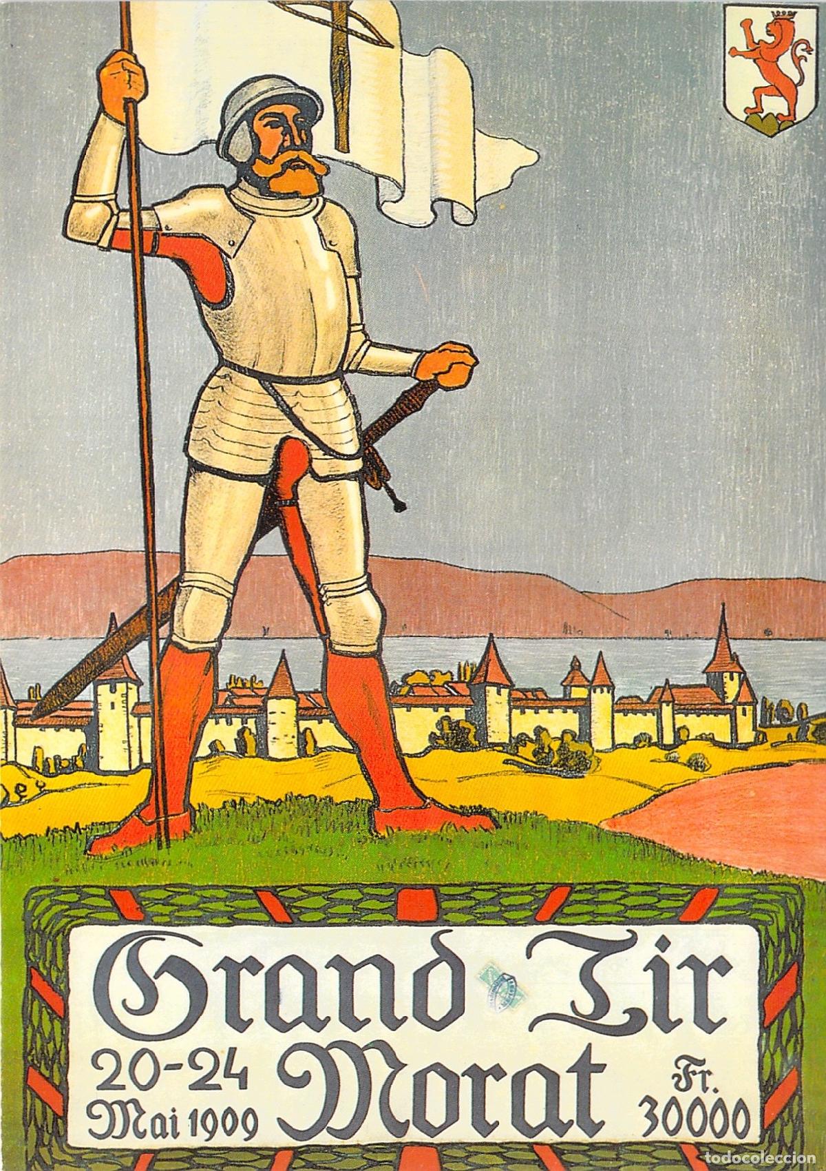 Postales: Postal del Cartel Grand Tir Morat por Eduard Boss