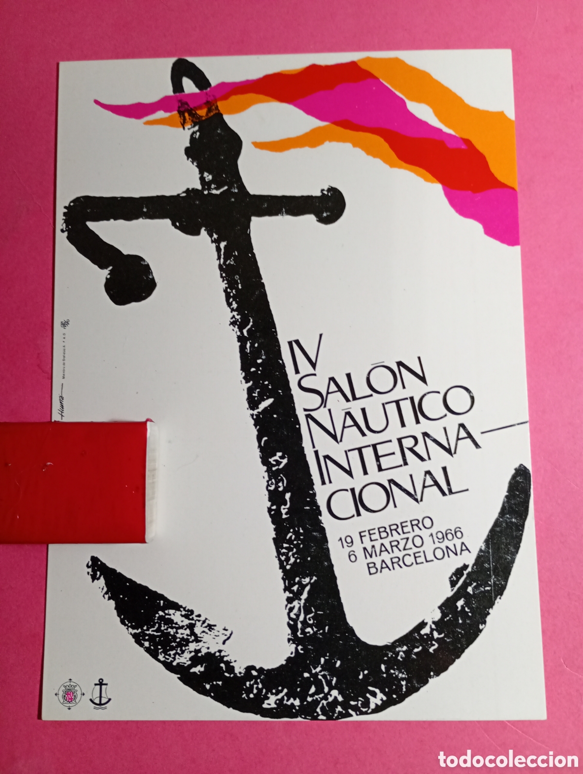 Postales: BARCELONA 1966 19/2 A 6/4 IV SAL&Oacute;N N&Aacute;UTICO INTERNACIONAL COLOR S/C - POSTER S.L. POR HUMA