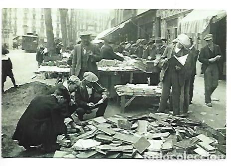 Postales: &rdquo; MERCAT DE LLIBRES A LA RONDA SANT ANTONI &rdquo;.- CONCURSO PUBLICIDAD DEL AYUNTAMIENTO / BARCELONA