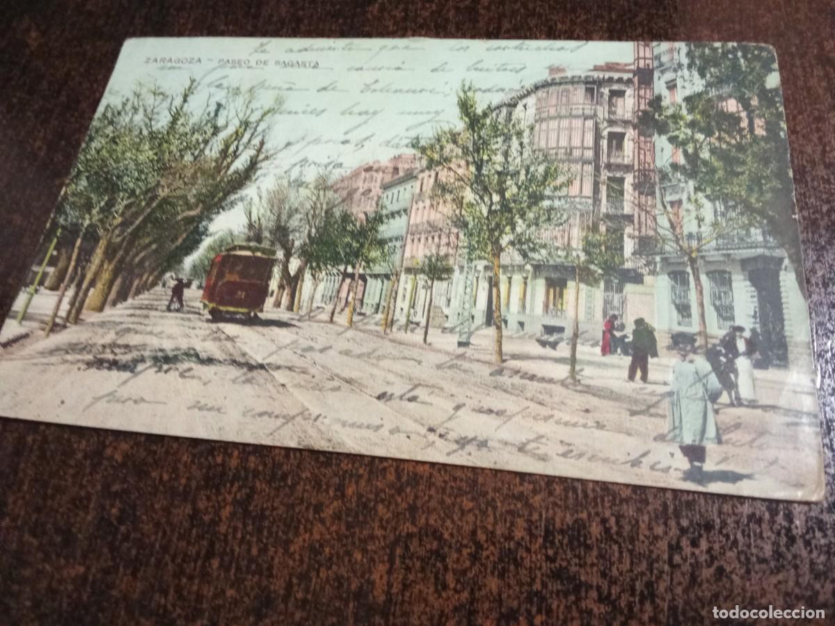 Postales: Zaragoza.Paseo de Sagasta. - Foto 1