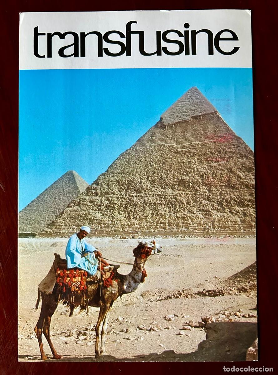 Postales: VIDA MILENARIA 2 - PIR&Aacute;MIDES DE EGIPTO - TRANSFUSINE 1977