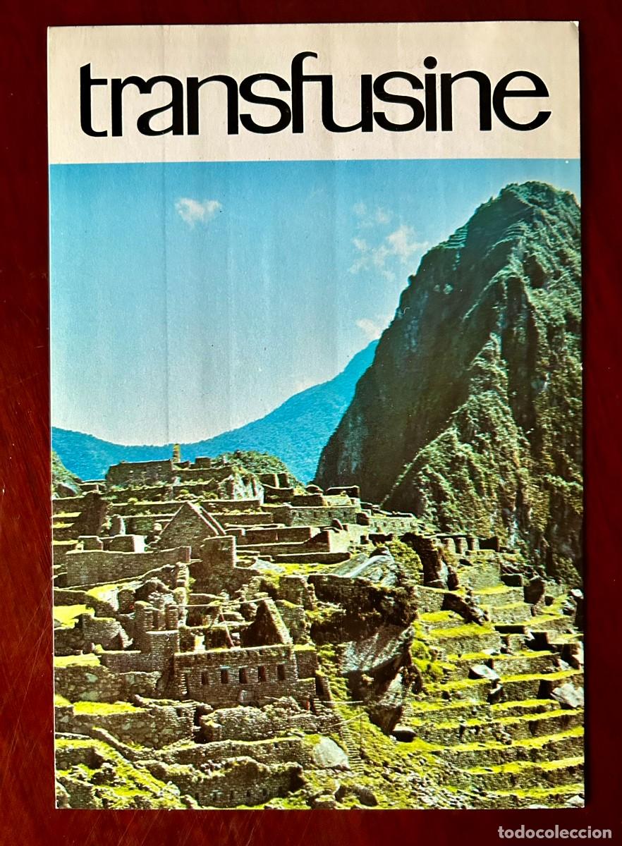 Postales: VIDA MILENARIA 7 - EL MACHU PICCHU - PER&Uacute; - TRANSFUSINE 1977