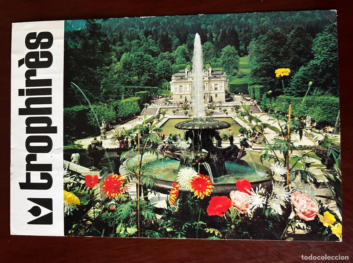 Postales: LUCHA CONTRA LA CONTAMINACI&Oacute;N - PARQUES Y JARDINES - PALACIO LINDERHOF EN BAVIERA - TROPHIR&Egrave;S 1976