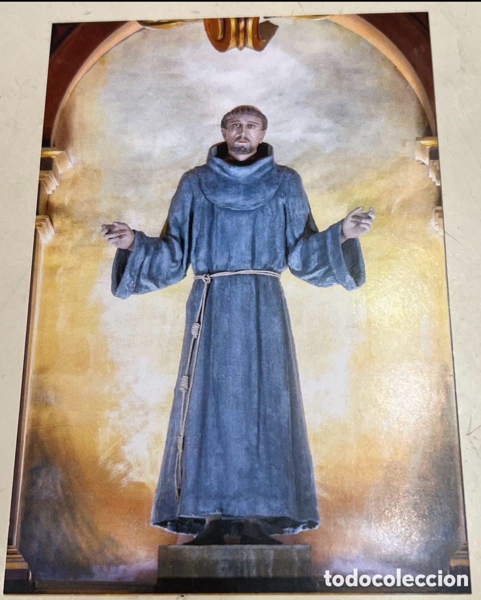 Postales: Estampa Religiosa. Parroquia de Sant Frances d&rsquo;Assis de Mao. Con Oraci&oacute;n. Menorca.