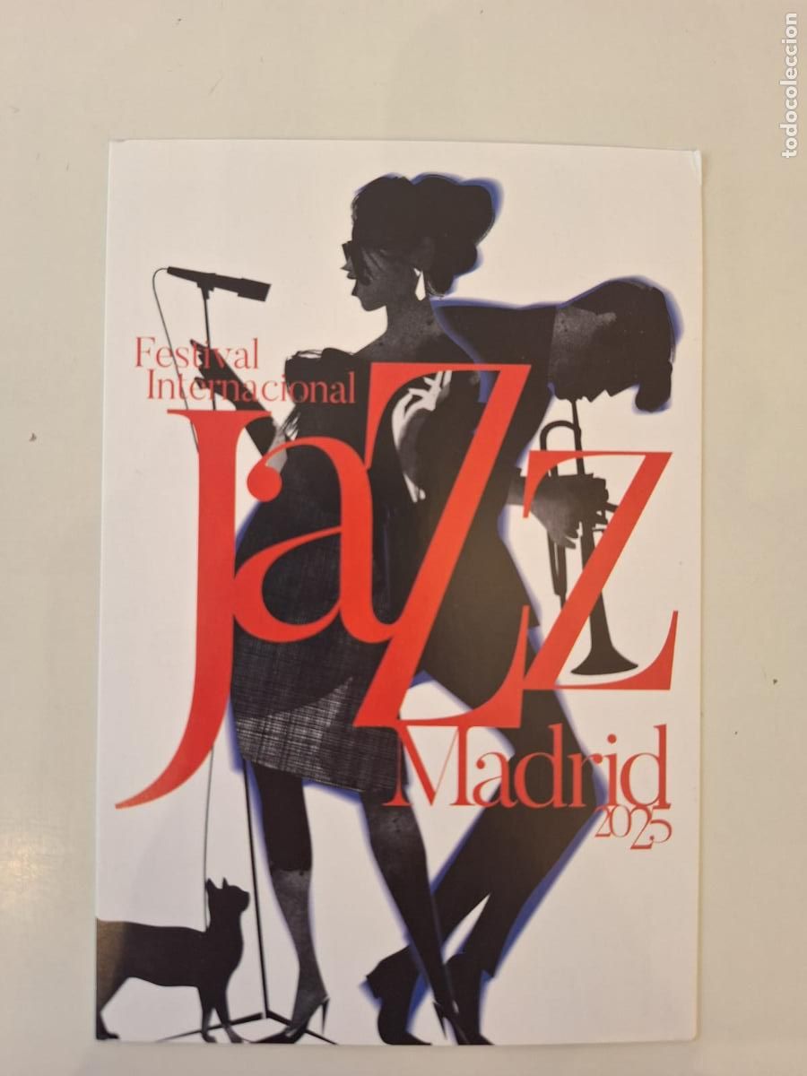 Postales: Postal Festival Internacional Jazz Madrid 2025 Fern&aacute;n G&oacute;mez CentroCentro Conde Duque