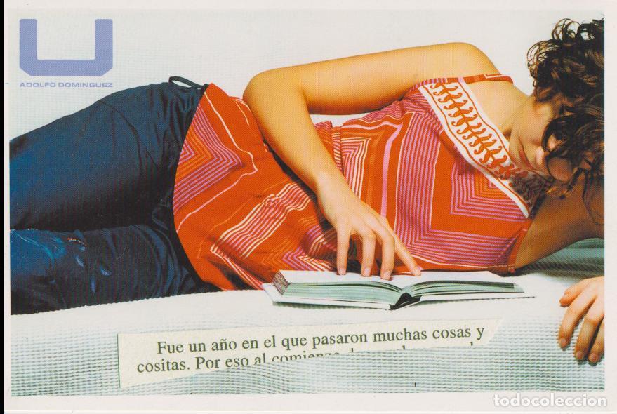 Postales: POSTAL PUBLICITARIA ADOLFO DOMINGUEZ &ndash; FUE UN A&Ntilde;O&hellip; &ndash; S/C