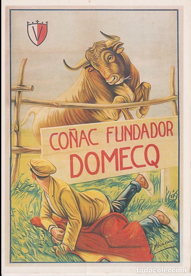 Postales: POSTAL PUBLICITARIA CARTELES FUNDADOR DOMECQ &ndash; EDICIONES AM 2863 &ndash; S/C