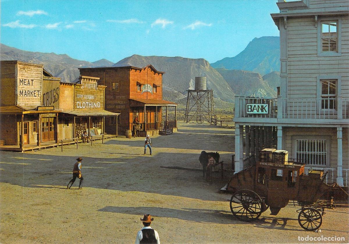 Postales: Postal Mini Hollywood Tabernas Almer&iacute;a Estudios de Cine Western