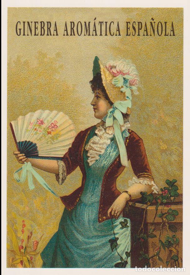 Postales: POSTAL PUBLICITARIA CARTELES GINEBRA AROMATICA ESPA&Ntilde;OLA &ndash; EDICIONES AM AM14 &ndash; S/C