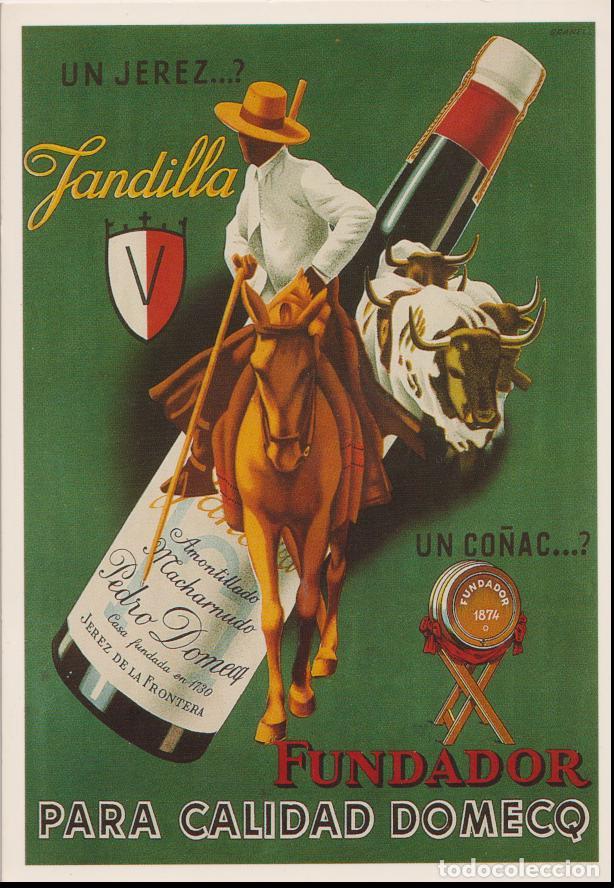 Postales: POSTAL PUBLICITARIA CARTELES JEREZ JANDILLA &ndash; EDICIONES AM 2866 &ndash; S/C