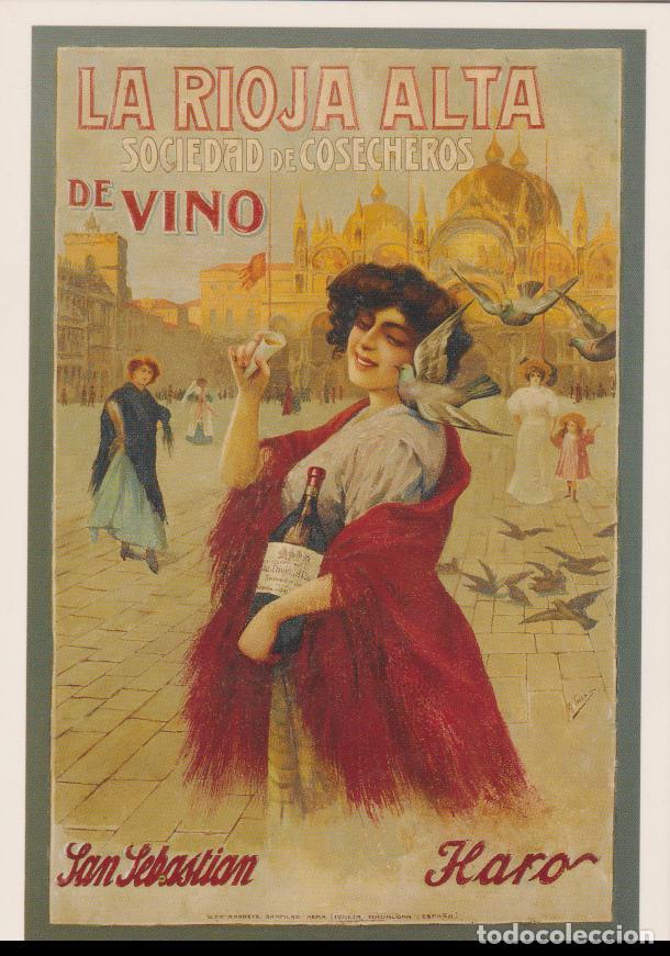 Postales: POSTAL PUBLICITARIA CARTELES LA RIOJANA &ndash; EDICIONES AM 2913 &ndash; S/C