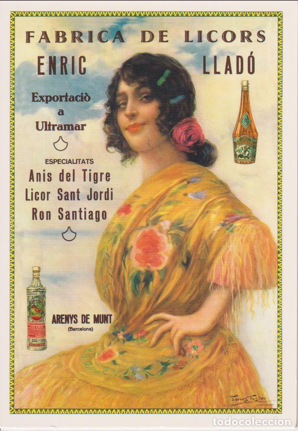 Postales: POSTAL PUBLICITARIA CARTELES FABRICA DE LICORS &ndash; EDICIONES AM AM12 &ndash; S/C