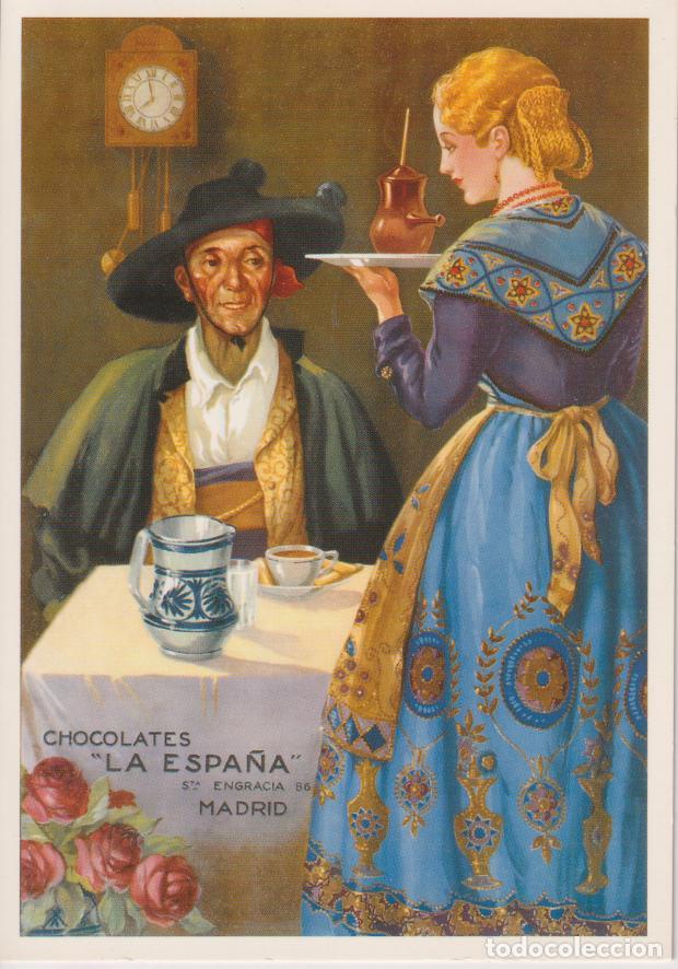 Postales: POSTAL PUBLICITARIA CARTELES CHOCOLATES LA ESPA&Ntilde;A &ndash; EDICIONES AM 2937 &ndash; S/C