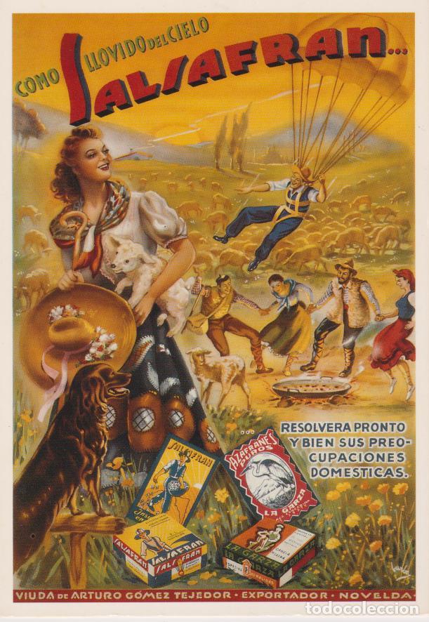 Postales: POSTAL PUBLICITARIA CARTELES SALSA FRAN &ndash; EDICIONES AM 2908 &ndash; S/C
