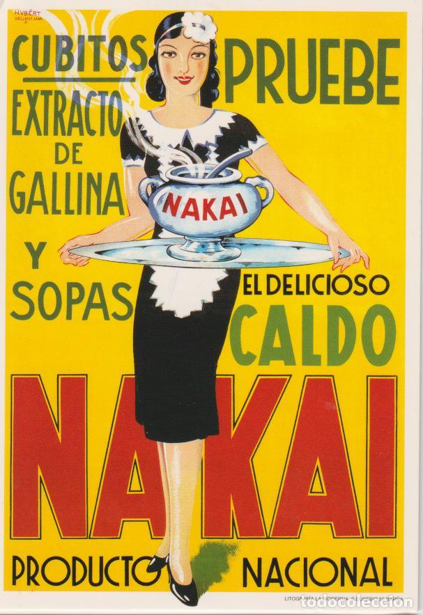 Postales: POSTAL PUBLICITARIA CARTELES CALDO NAKAI &ndash; EDICIONES AM AM3285 &ndash; S/C