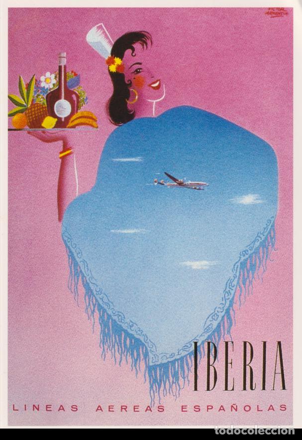 Postales: POSTAL PUBLICITARIA CARTELES IBERIA &ndash; EDICIONES AM 3389 &ndash; S/C