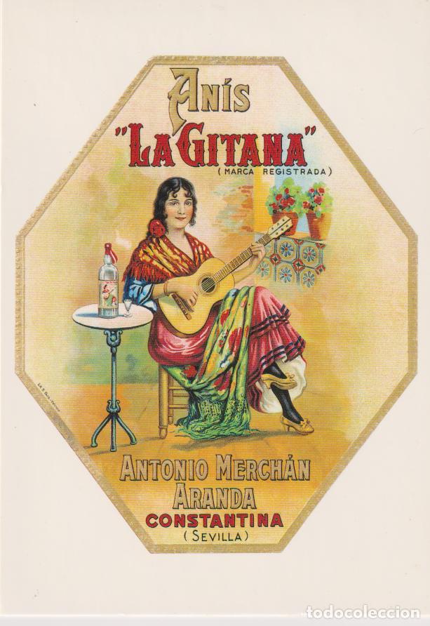 Postales: POSTAL PUBLICITARIA CARTELES AN&Iacute;S LA GITANA &ndash; EDICIONES AM AM779 &ndash; S/C