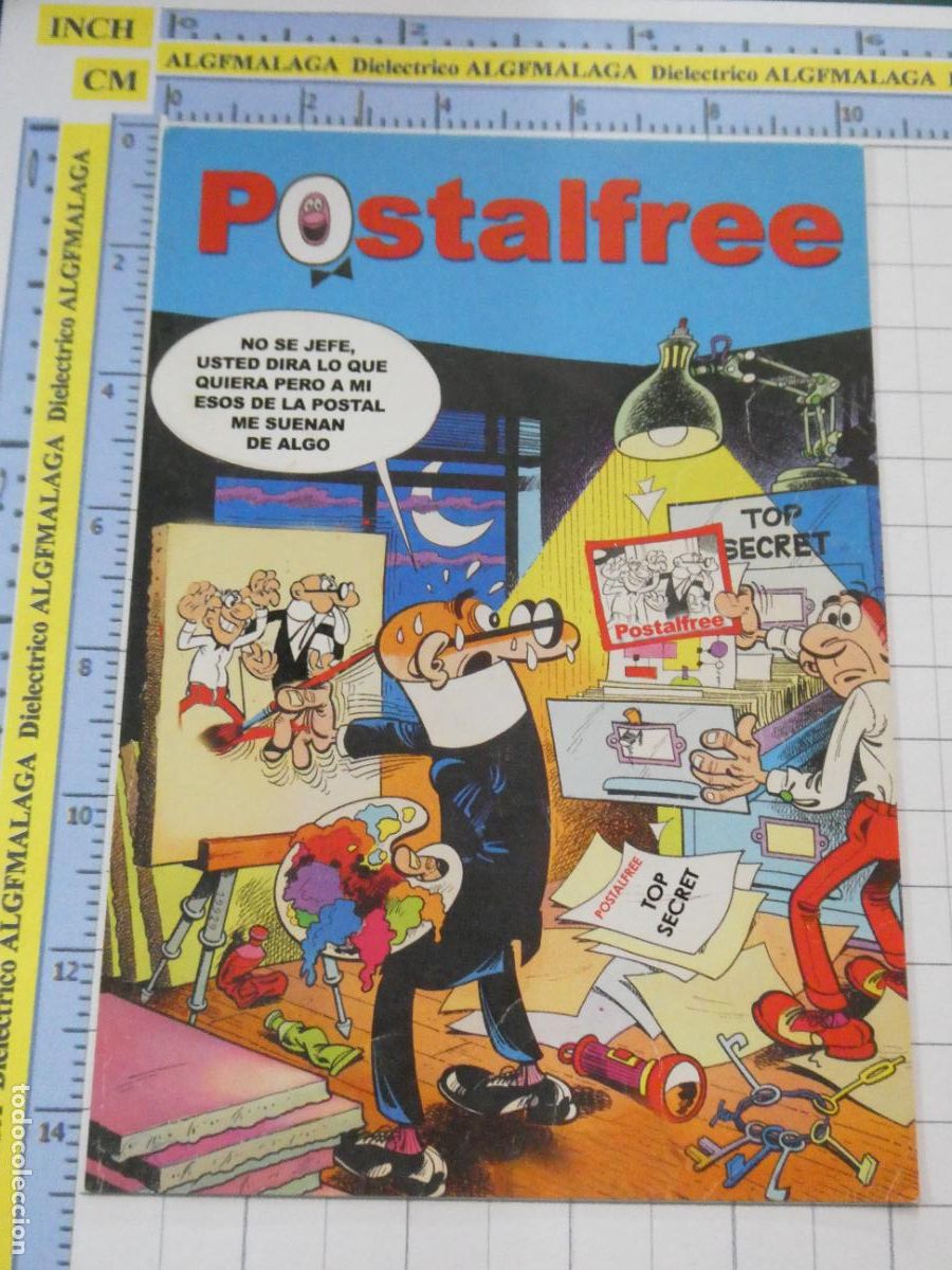 Postales: POSTAL PUBLICITARIA. PUBLICIDAD MORTADELO Y FILEM&Oacute;N COMIC TEBEO. 2945