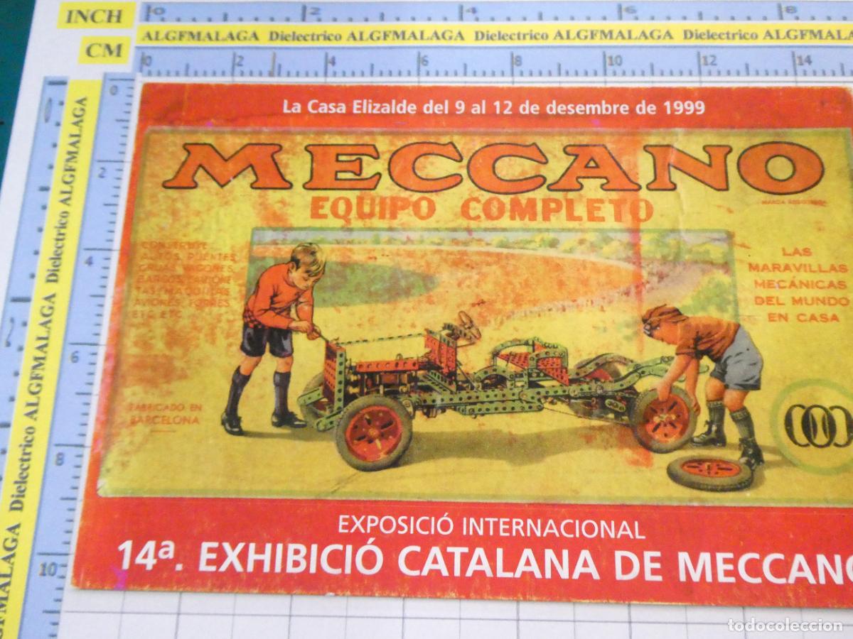 Postales: POSTAL PUBLICITARIA. PUBLICIDAD JUGUETES MECCANO 1999 EXHIBICI&Oacute;N CATALANA . 2951