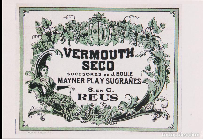Postales: POSTAL PUBLICITARIA ETIQUETAS VERMOUTH DE REUS &ndash; SERIE A 2/4