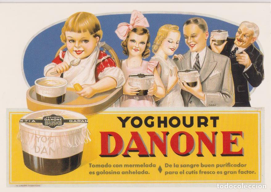 Postales: POSTAL PUBLICITARIA CARTELES YOGHOURT DANONE &ndash; EDICIONES AM 270 &ndash; S/C