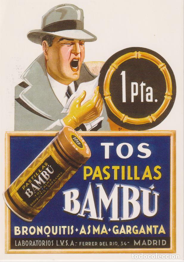 Postales: POSTAL PUBLICITARIA CARTELES PASTILLAS BAMB&Uacute; &ndash; EDICIONES AM 795 &ndash; S/C