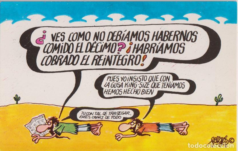 Postales: POSTAL LOTERIA &ndash; DIBUJOS HUMOR&Iacute;STICOS &ndash; FORGES &ndash; SERIE G N&ordm;3 &ndash; S/C