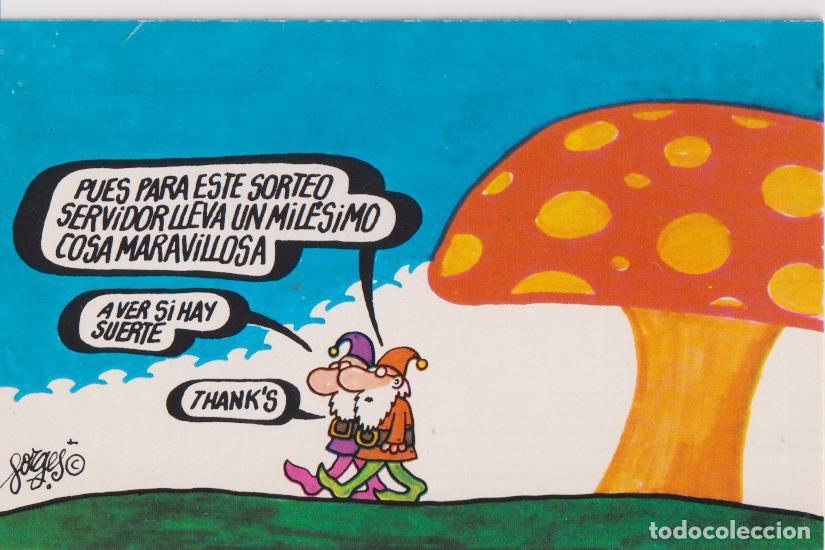 Postales: POSTAL LOTERIA &ndash; DIBUJOS HUMOR&Iacute;STICOS &ndash; FORGES &ndash; SERIE G N&ordm;6 &ndash; S/C