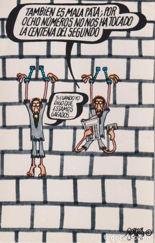 Postales: POSTAL LOTERIA &ndash; DIBUJOS HUMOR&Iacute;STICOS &ndash; FORGES &ndash; SERIE G N&ordm;11 &ndash; S/C