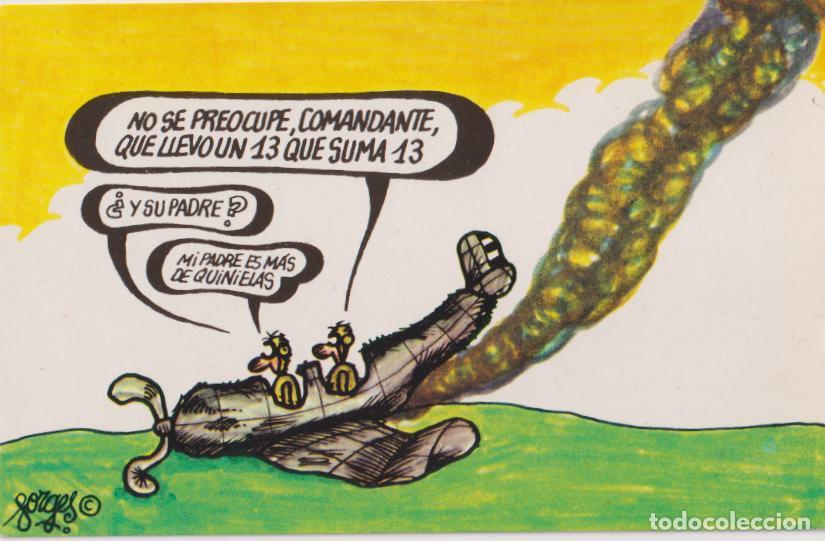 Postales: POSTAL LOTERIA &ndash; DIBUJOS HUMOR&Iacute;STICOS &ndash; FORGES &ndash; SERIE G N&ordm;12 &ndash; S/C