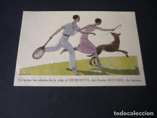 Postales: HEMOSTYL POSTAL PUBLICITARIA JUGADORES TENIS
