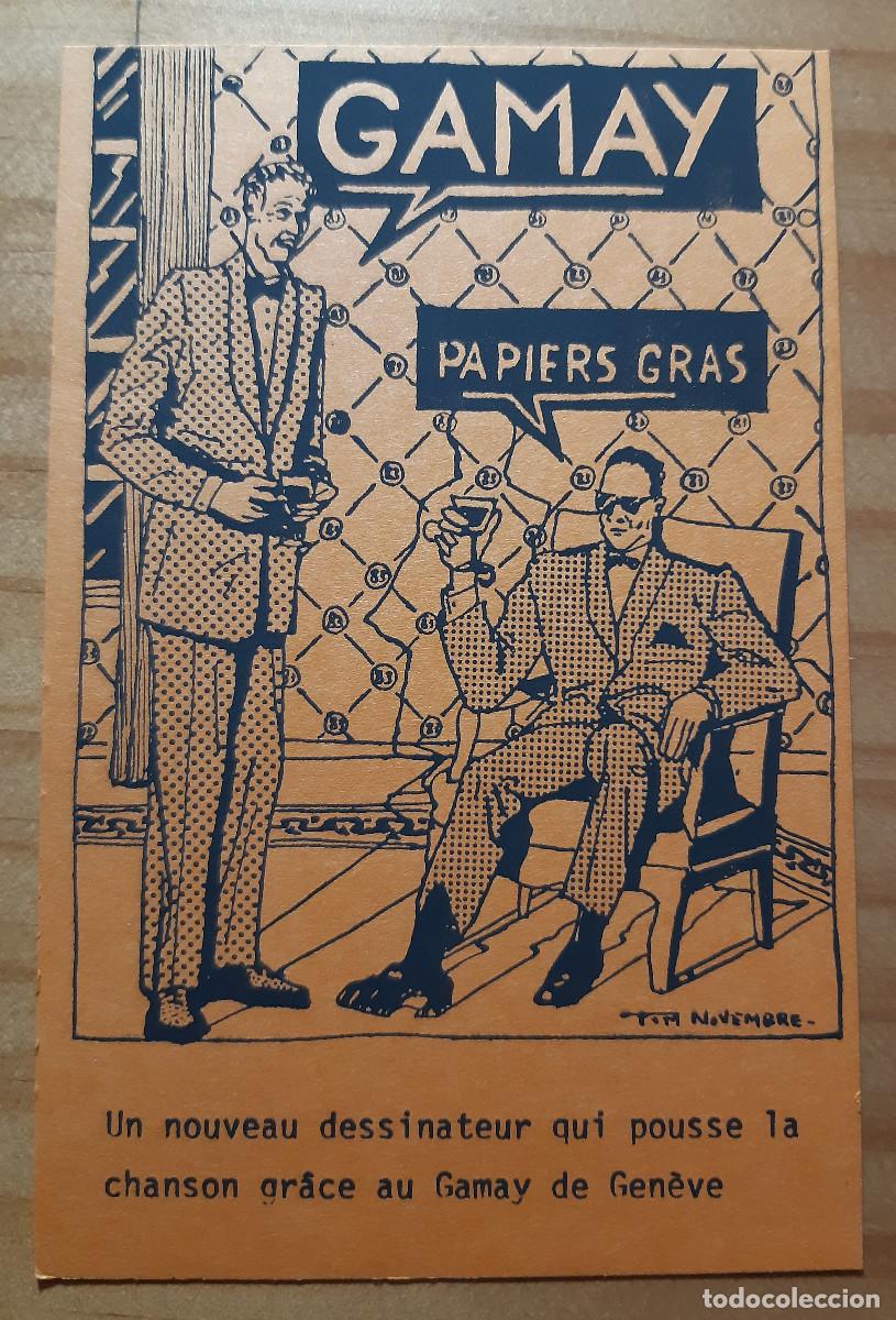 Postales: PAPIERS GRAS - GAMAY - TARJETA - 14 X 9 CMS. - PERFECTO ESTADO