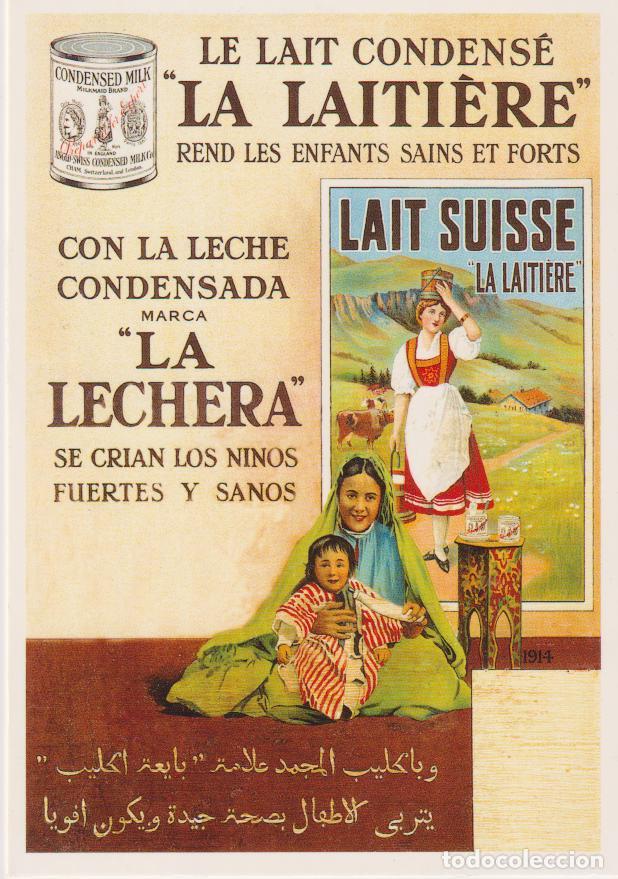 Postales: POSTAL PUBLICITARIA CARTELES LECHE CONDENSADA LA LECHERA &ndash; EDICIONES AM 814 &ndash; S/C