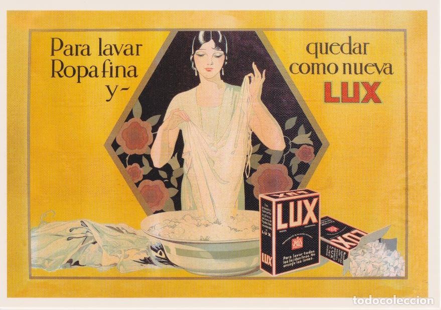 Postales: POSTAL PUBLICITARIA CARTELES LUX &ndash; EDICIONES AM 1724 &ndash; S/C