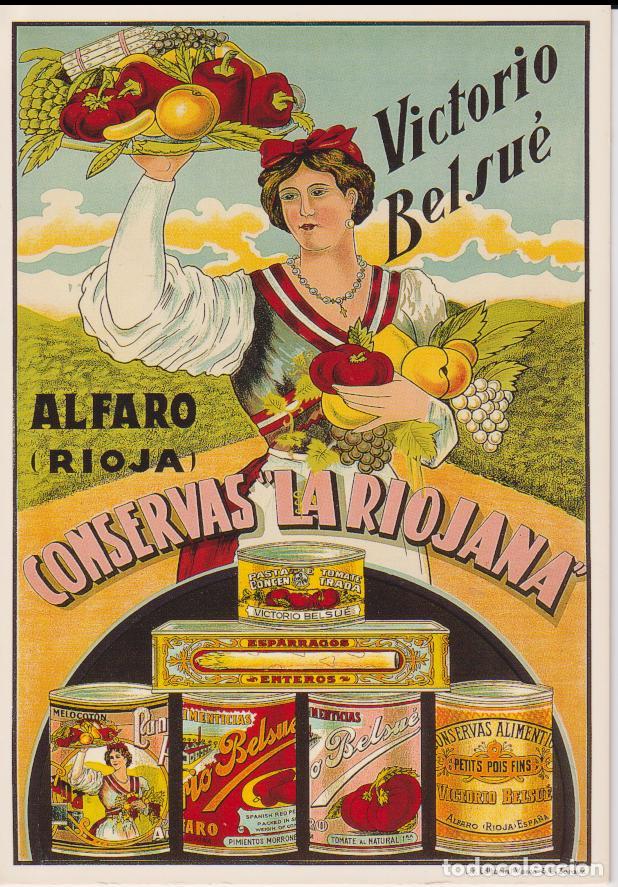 Postales: POSTAL PUBLICITARIA CARTELES CONSERVAS LA RIOJANA &ndash; EDICIONES AM N&ordm;2871 &ndash; S/C