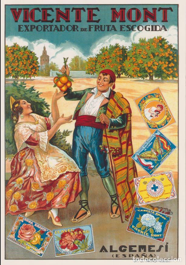 Postales: POSTAL PUBLICITARIA CARTELES VICENTE MONT &ndash; EDICIONES AM N&ordm;2924 &ndash; S/C