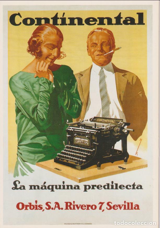 Postales: POSTAL PUBLICITARIA CARTELES CONTINENTAL &ndash; EDICIONES AM N&ordm;2929 &ndash; S/C