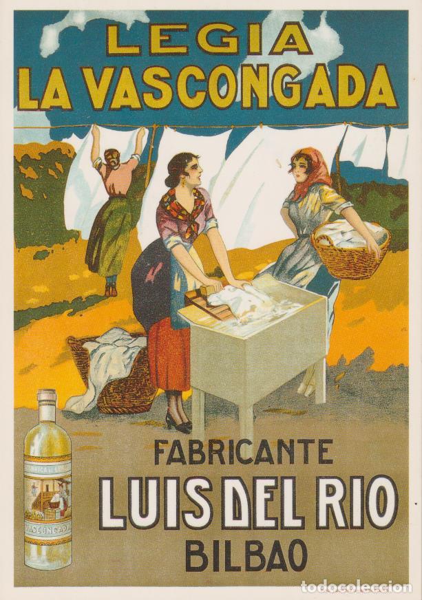 Postales: POSTAL PUBLICITARIA CARTELES LEJIA LA VASCONGADA &ndash; EDICIONES AM N&ordm;2940 &ndash; S/C