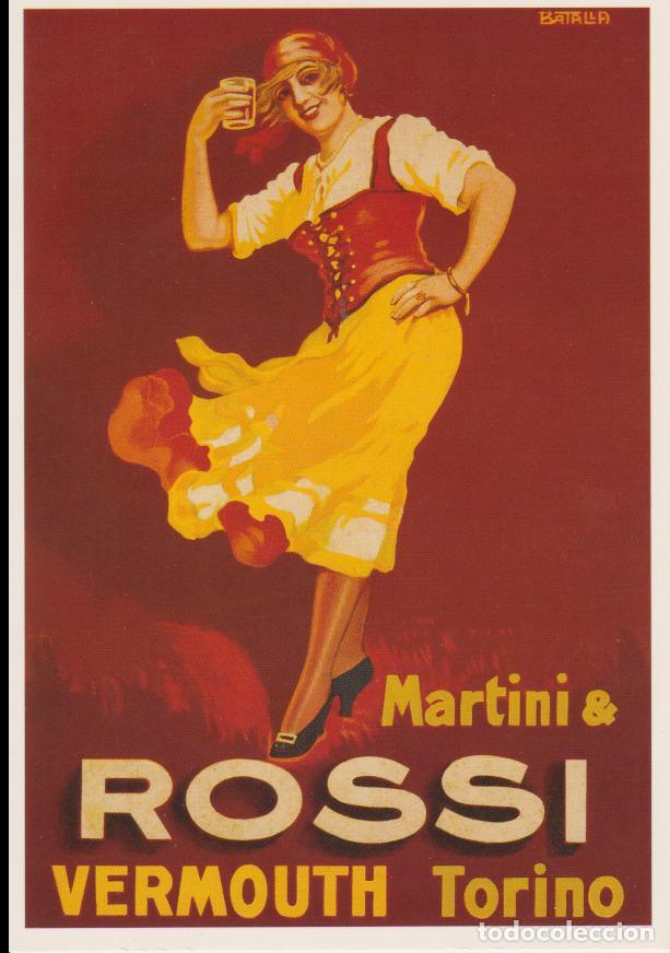 Postales: POSTAL PUBLICITARIA CARTELES MARTINI ROSS &ndash; EDICIONES AM N&ordm;2946 &ndash; S/C