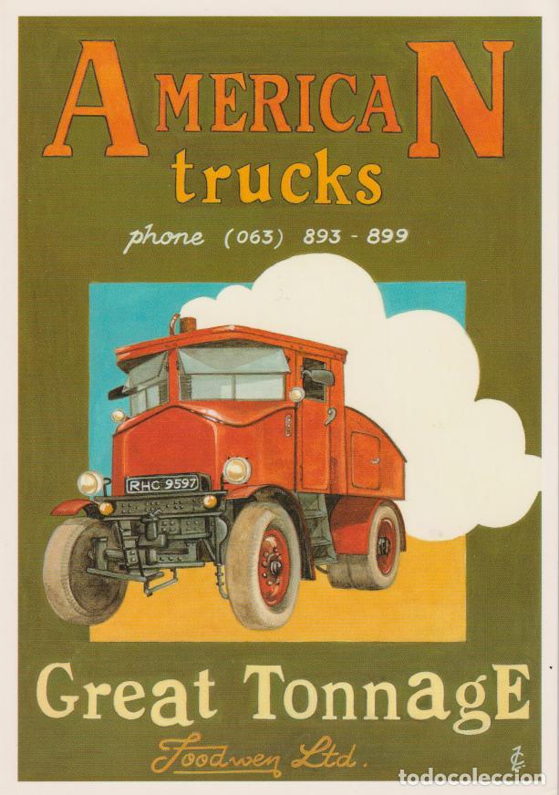 Postales: POSTAL PUBLICITARIA CARTELES AMERICAN TRUCKS &ndash; EDICIONES AM N&ordm;1850/49 &ndash; S/C