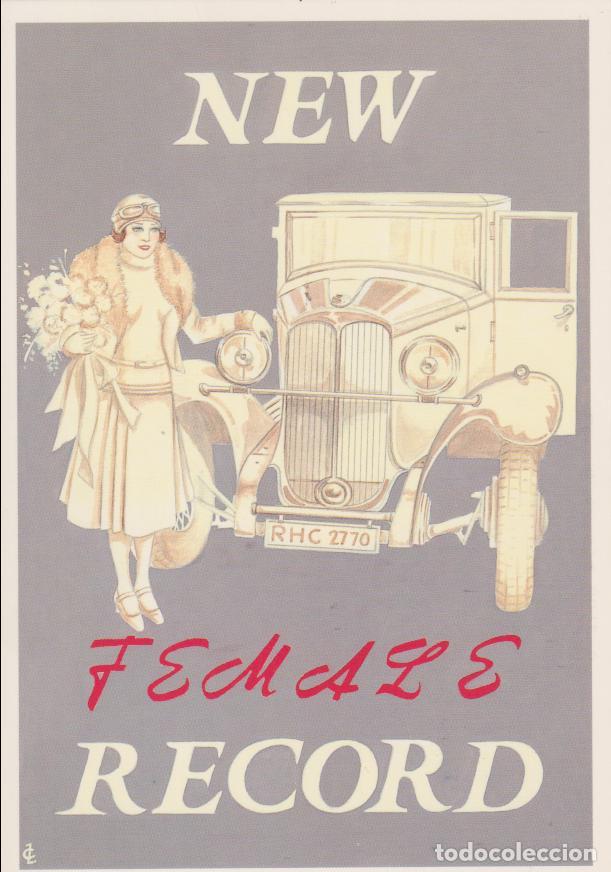 Postales: POSTAL PUBLICITARIA CARTELES NEW RECORD &ndash; EDICIONES AM N&ordm;4442/56 &ndash; S/C