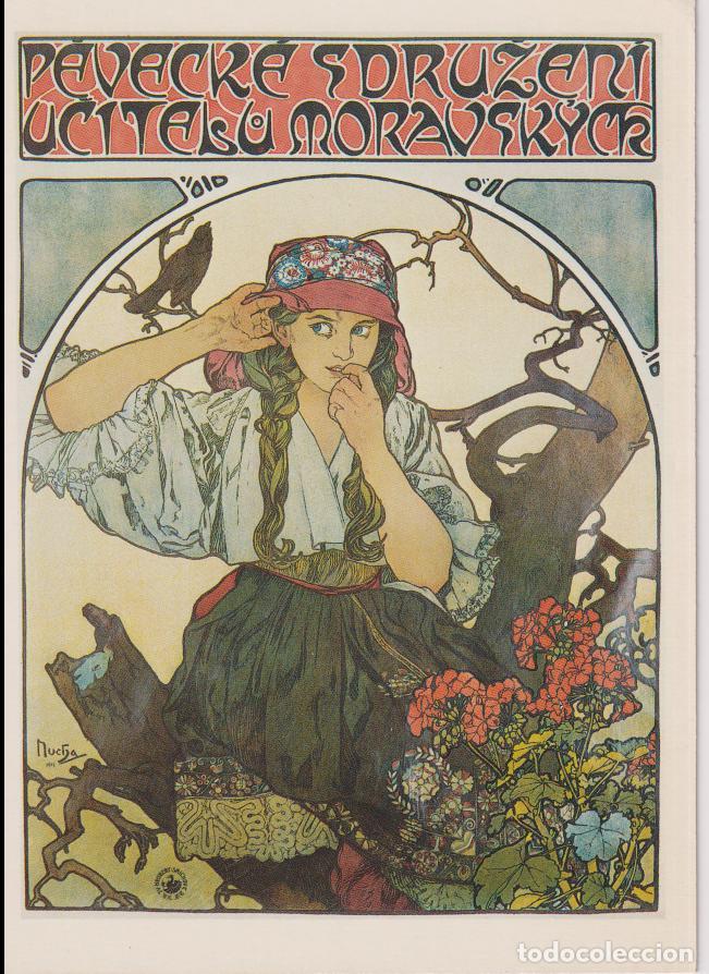 Postales: POSTAL PUBLICITARIA CARTELES ALPHONSE MUCHA, MORAVIAN TEACHERS &ndash; S/C