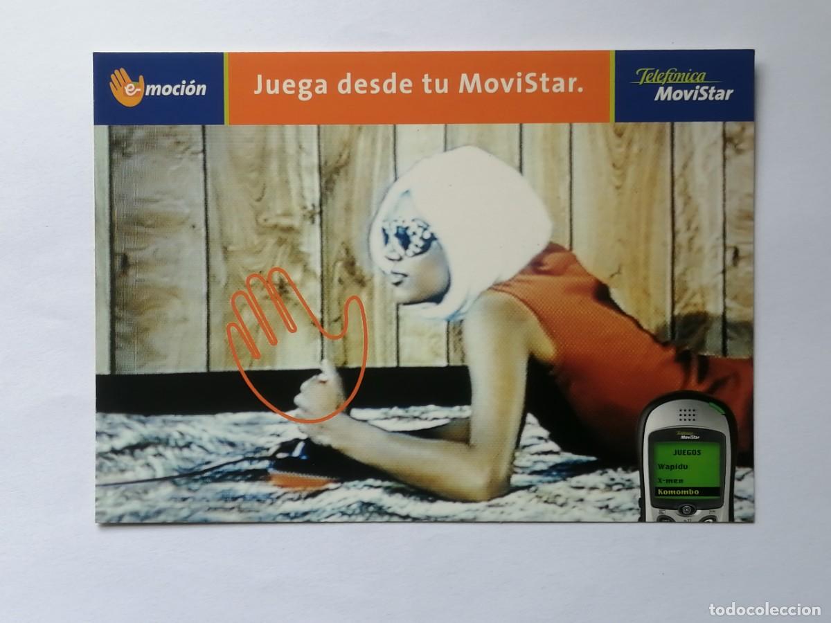 Postales: POSTAL 18437 NUEVA-POSTALFREE MOVISTAR JUEGA DESDE TU MOVISTAR - JUEGOS MUJER