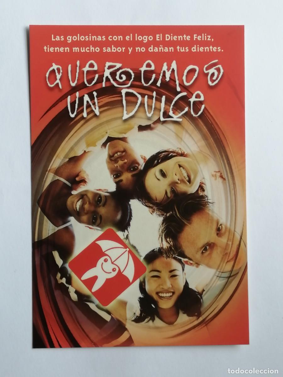Postales: POSTAL 18433 NUEVA-POSTALFREE SITGES BARCELONA ACCION EL DIENTE FELIZ - GOLOSINAS DULCES CHICLES