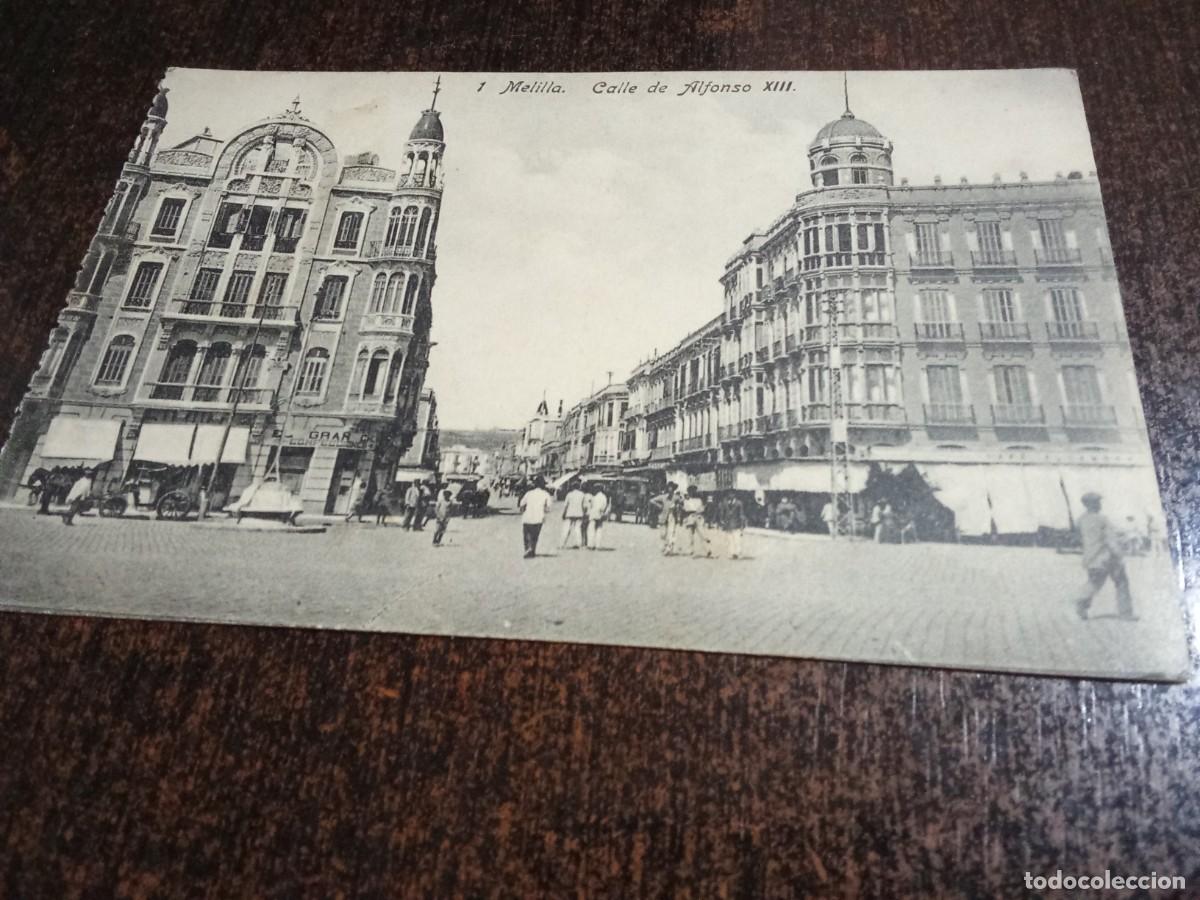 Postales: Melilla.Calle de Alfonso XIII.