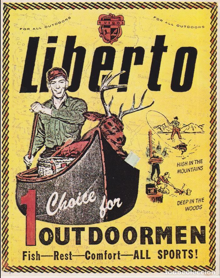 Postales: POSTAL PUBLICITARIA, BUENOS LIBERTO, PARA TODAS LAS ACTIVIDADES AL AIRE LIBRE - S/C