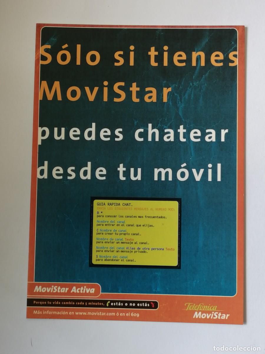 Postales: POSTAL 18617 NUEVA-POSTALFREE TELEFONICA MOVISTAR PUEDES CHATEAR DESDE TO MOVIL -TELECOMUNICACIONES