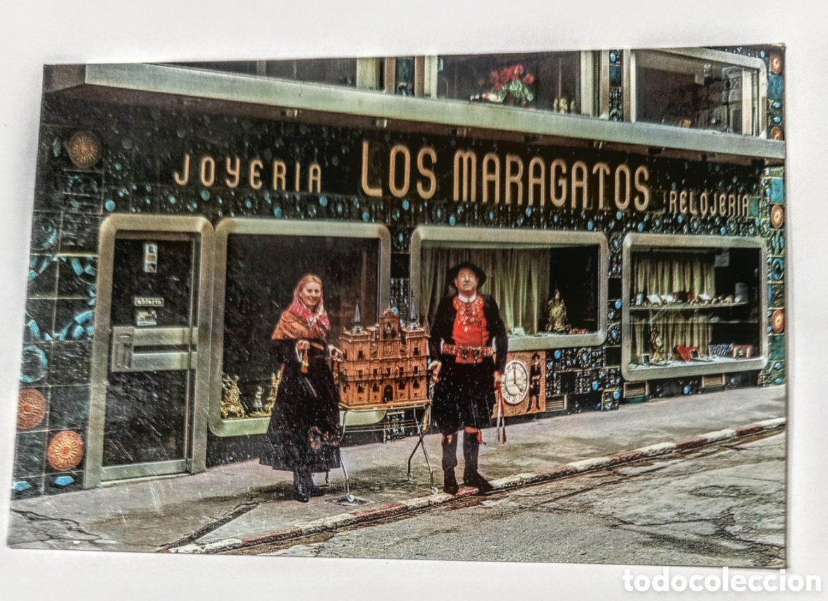 Postales: Postal publicidad los Maragatos