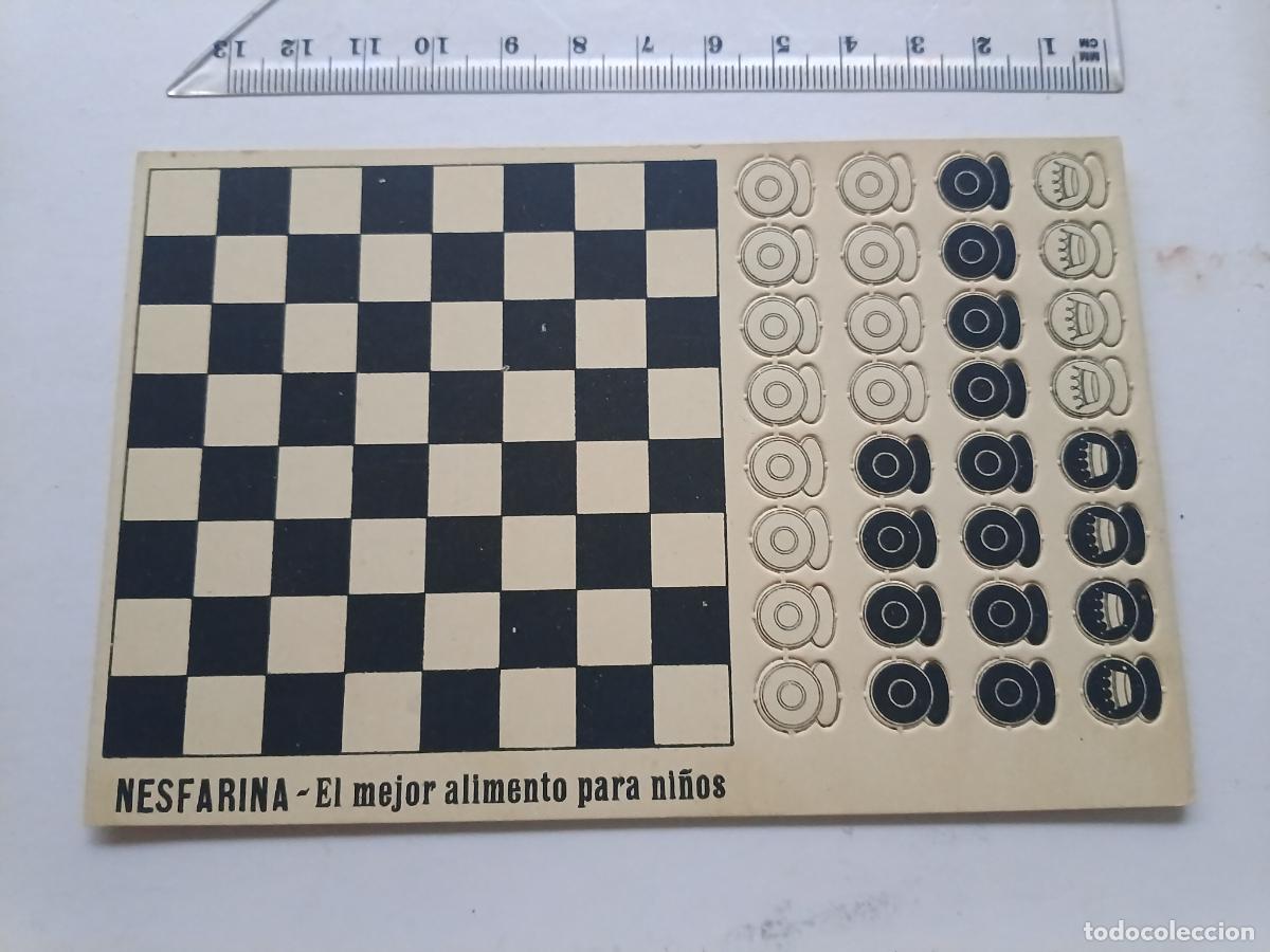Postales: AJEDREZ - PUBLICIDAD NESFARINA, tarjeta postal