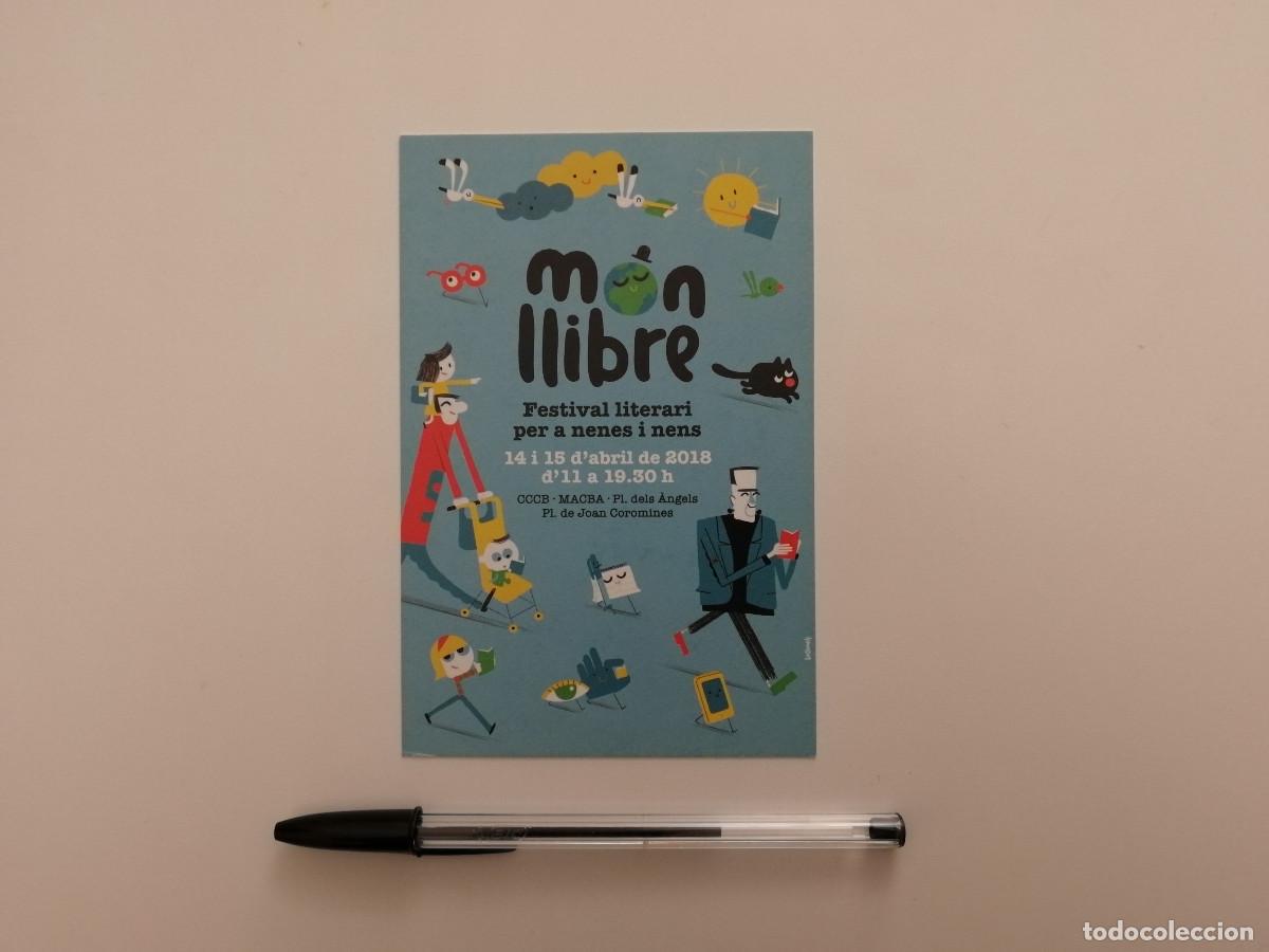 Postales: TARJETA ORIGINAL -10*15- MON LLIBRE - FERIA DEL LIBRO